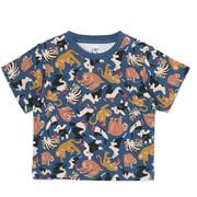 ベビーパターンドTシャツ キッズ トップス 半袖 Animals(Z354) 80サイズ CH21-1377