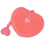 チャムスハートコインケーススウェット ワレット Coral(R016) CH60-3890