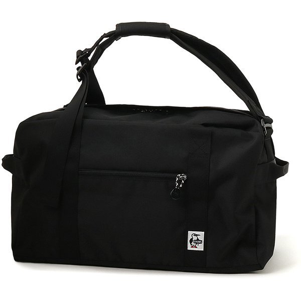 リサイクルチャムススモール2ウェイボストンバッグ ボストンバッグ 35L Black x Black（K015） CH60-3990