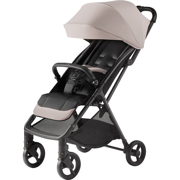 B型ベビーカー 背面式 Viit（ヴィット） 対象月齢：生後7カ月～48カ月 体重22kg以下 コンパクトタイプ イージーベルト搭載 片手開閉 ベージュ 2213404