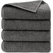 フェイスタオル 4枚セット スリムバス SIZE グレー 34×120×4P JABM1AG1W04