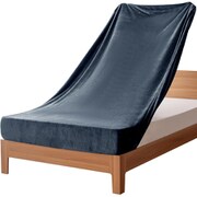 PNBA1A1L2S [フランネルボックスシーツ シングル ネイビー 100×200＋30]