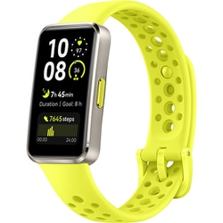 HUAWEI Band 10 Aluminum Ed/Green 1.47インチAMOLED 情緒モニタリング 24時間健康管理 睡眠時の心拍変動（HRV）呼吸乱れ検知 急速充電 フルオロエラストマーストラップ 快適着用 最大14日間稼働 アルミニウムケース iOS/Android対応 グリーン スマートウォッチ 55020ELF
