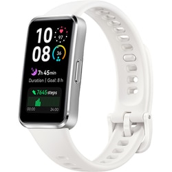 HUAWEI Band 10 Aluminum Ed/White 1.47インチAMOLED 情緒モニタリング 24時間健康管理 睡眠時の心拍変動（HRV）呼吸乱れ検知 急速充電 フルオロエラストマーストラップ 快適着用 最大14日間稼働 アルミニウムケース iOS/Android対応 ホワイト スマートウォッチ 55020ELE