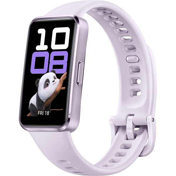 HUAWEI Band 10 Aluminum Ed/Purple 1.47インチAMOLED 情緒モニタリング 24時間健康管理 睡眠時の心拍変動（HRV）呼吸乱れ検知 急速充電 フルオロエラストマーストラップ 快適着用 最大14日間稼働 アルミニウムケース iOS/Android対応 パープル スマートウォッチ 55020ELJ
