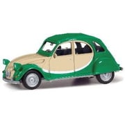 HE020817-007 1/87 シトロエン 2CV チャールストン グリーン/ベージュ [コレクションミニカー]