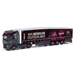 HE318174 1/87 MAN TGX GX エコフレックスセミトレーラートラック Christina Scheib [コレクションミニカー]