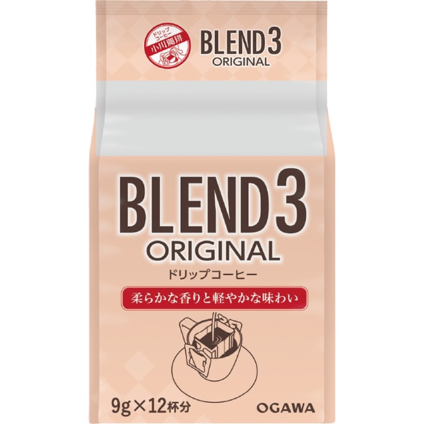 ブレンド3 オリジナル ドリップコーヒー 12杯分（10g×12）