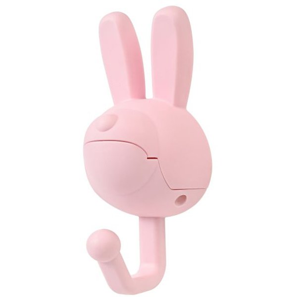 子どもに安心安全アニマルフック うさぎ 動物モチーフ 子ども用壁掛けフック PK-RF