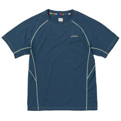 クルーネック半袖Tシャツ メンズ カットソー BLUE GREEN Sサイズ POM25TS12