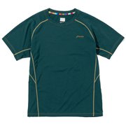 クルーネック半袖Tシャツ メンズ カットソー DARK GREEN Lサイズ POM25TS12