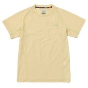 クルーネック半袖Tシャツ レディース カットソー LEMON Lサイズ POW25TS32