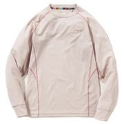 クルーネック長袖Tシャツ レディース カットソー PINK Sサイズ POW25LS30