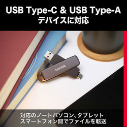 SanDisk スリムデュアルドライブ 2TB ポータブルSSD SanDisk ポータブルSSD 2TB USB3.2 Gen2 スリム デュアル