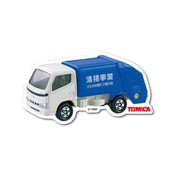 TOMY-001 トミカ ダイカットステッカー トヨタ ダイナ 清掃車