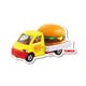 TOMY-003 トミカ ダイカットステッカー トヨタ タウンエース ハンバーガーカー