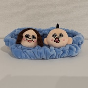 6055 パンパンくんの日常 ヘアバンド パンパンくん&オクジ / ブルー