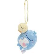 MV10701 じんべえさん ぶらさげぬいぐるみ 「じんべえさんとふうせんうお」テーマ まいごのこくじら
