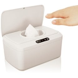 自動開閉ウェットティッシュケース おしりふきケース Smartru ホワイトグレー RS-WTCS01
