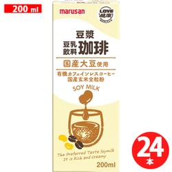豆ジャン 豆乳飲料 珈琲 200ml×24本