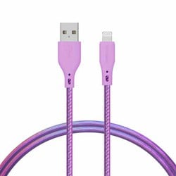 きらきらで可愛いLightningケーブル Type-A to Lightning 1.0m グラデーション OWL-CBAUAL10-GD