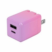 AC充電器 PD20W Type-A×1 USB Type-C×1 グラデーション OWL-APD20A1C1R-GD