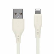 やわらかくて丈夫なケーブル Type-A to Lightning 1.5m ケーブルバンド付 キナリ OWL-CBKLTSR3R15-KI