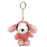 213778-25 PEANUTS キーチェーンマスコット ロップイヤーバニー スヌーピー ピンク