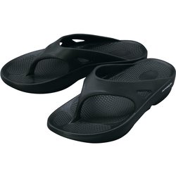 EVAトングサンダル ブラック M（24.5～25.5cm） MS-03