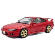 S1812202 1/18 日産 シルビア S15 スペック R エアロ 1999 レッド [ダイキャストミニカー]