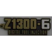 894578 メタルキーホルダー Kawasaki Z1300 サイドカバーエンブレム