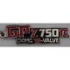 894585 メタルキーホルダー Kawasaki GPZ750R サイドカバーデカール