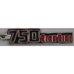 894592 メタルキーホルダー Kawasaki 750TURBO サイドカバーデカール