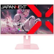 ゲーミングモニター 23.8インチ IPSパネル 120Hz/0.5ms対応 フルHD解像度 HDMI VGA HDR sRGB:100% PS5:120Hz接続 ピンクモデル 2年保証 JN-IPS238G120F-PK