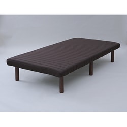 脚付きマットレス セミダブル ダークブラウン FLa34244