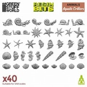 GSWD-12300 3Dプリントセット 水生生物 [プラモデル用パーツ]