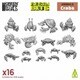 GSWD-12301 3Dプリントセット カニ [プラモデル用パーツ]
