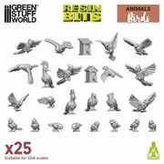 GSWD-12305 3Dプリントセット 野鳥 [プラモデル用パーツ]