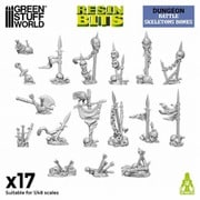 GSWD-12933 3Dプリントセット バトルスケルトンボーン 1：48 [プラモデル用パーツ]