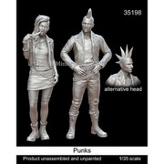 Man35198 1/35 現用 パンクの男女セット 2体入 [組立式プラスチックモデル]