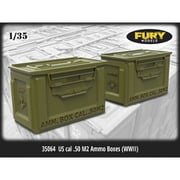 FM35064 1/35 WWII アメリカ .50口径（12.7mm） M2弾薬箱 6個入 [プラモデル用パーツ]