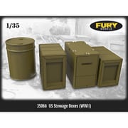 FM35066 1/35 WWII アメリカ 格納箱セット 8個入 [プラモデル用パーツ]