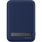 Qi2 モバイルバッテリー 10000mAh 15W + スタンド ブルー BPD008fqBL