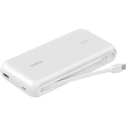 モバイルバッテリー PD30W PowerBank 20000mAh ケーブル内蔵 ホワイト BPB024FQWH