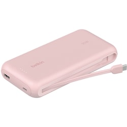 モバイルバッテリー PD30W PowerBank 20000mAh ケーブル内蔵 ピンク BPB024FQPK