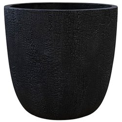 バーウッド ラウンド ブラック 35cm GA-2835BK