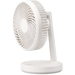 卓上扇風機 USB給電式 4段階風量調節 ホワイト KLF-1355/W