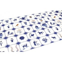 インテリア用マスキングテープ mt リメイクシート Polly Fern Blue Tile MTCARPF01