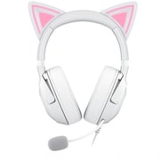 Kraken Kitty V2 (White) ゲーム&配信向け RGB対応 ネコミミ有線ヘッドセット RZ04-04730600-R3M1