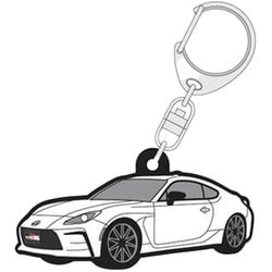 TGRC-A098-02 [ラバーキーホルダー GR86（白）]